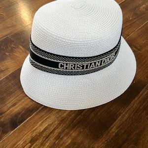 Dior style bucket sun hat
